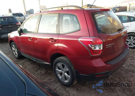2015 Subaru Forester 2.5I z USA, uszkodzony, nr VIN JF2SJABC2FH555191